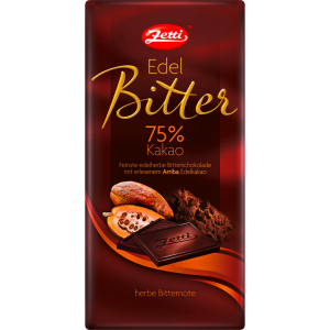Zetti Edel Bitter 75%Cacao 100g