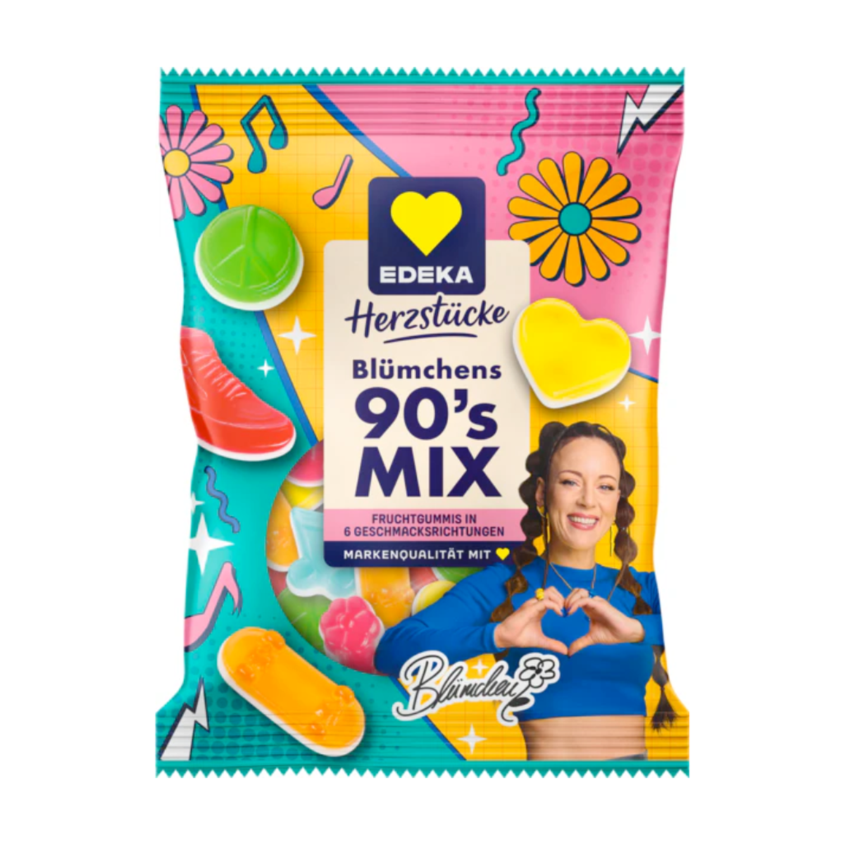 EDEKA Herzstücke Blümchens 90er Jahre Mix 175g