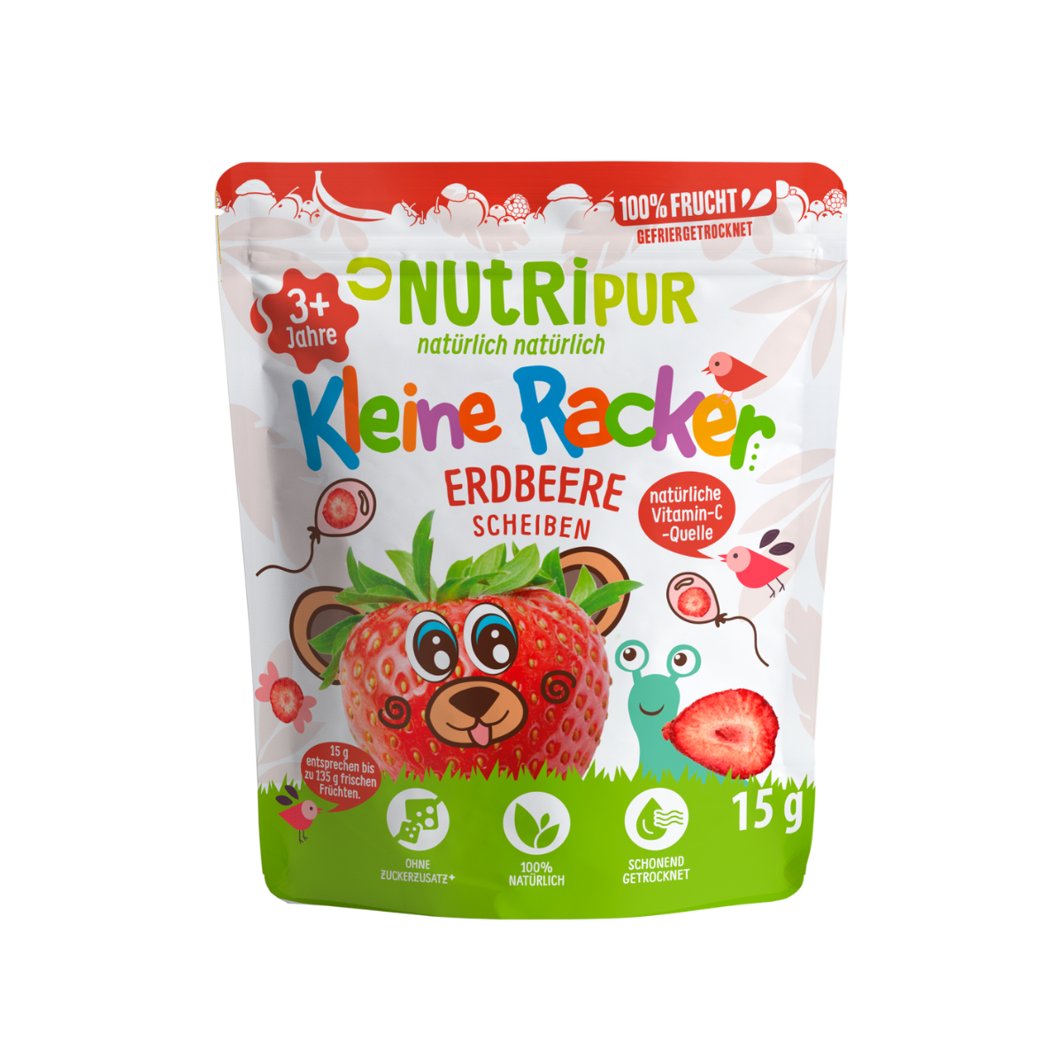 Nutripur Kleine Racker Erdbeere 15g