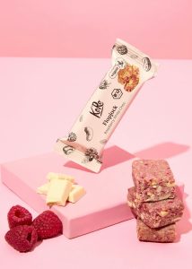 Bio Koro Flapjack Raspberry White Choc 60g