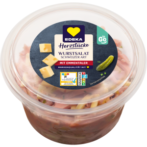 EDEKA Herzstücke Wurstsalat Schweizer Art 300g ITW