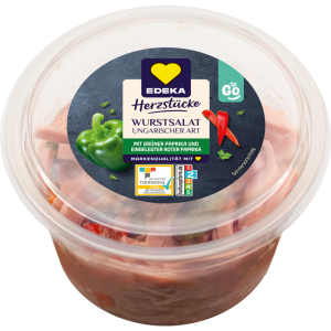 EDEKA Herzstücke Wurstsalat Ungarischer Art 300g ITW