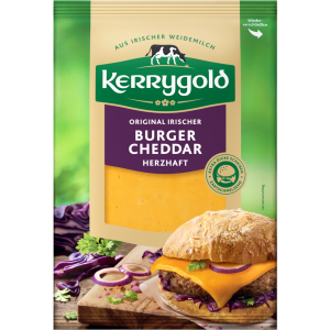 Kerrygold Original Irischer Burger Cheddar herzhaft Rahmstufe 130g
