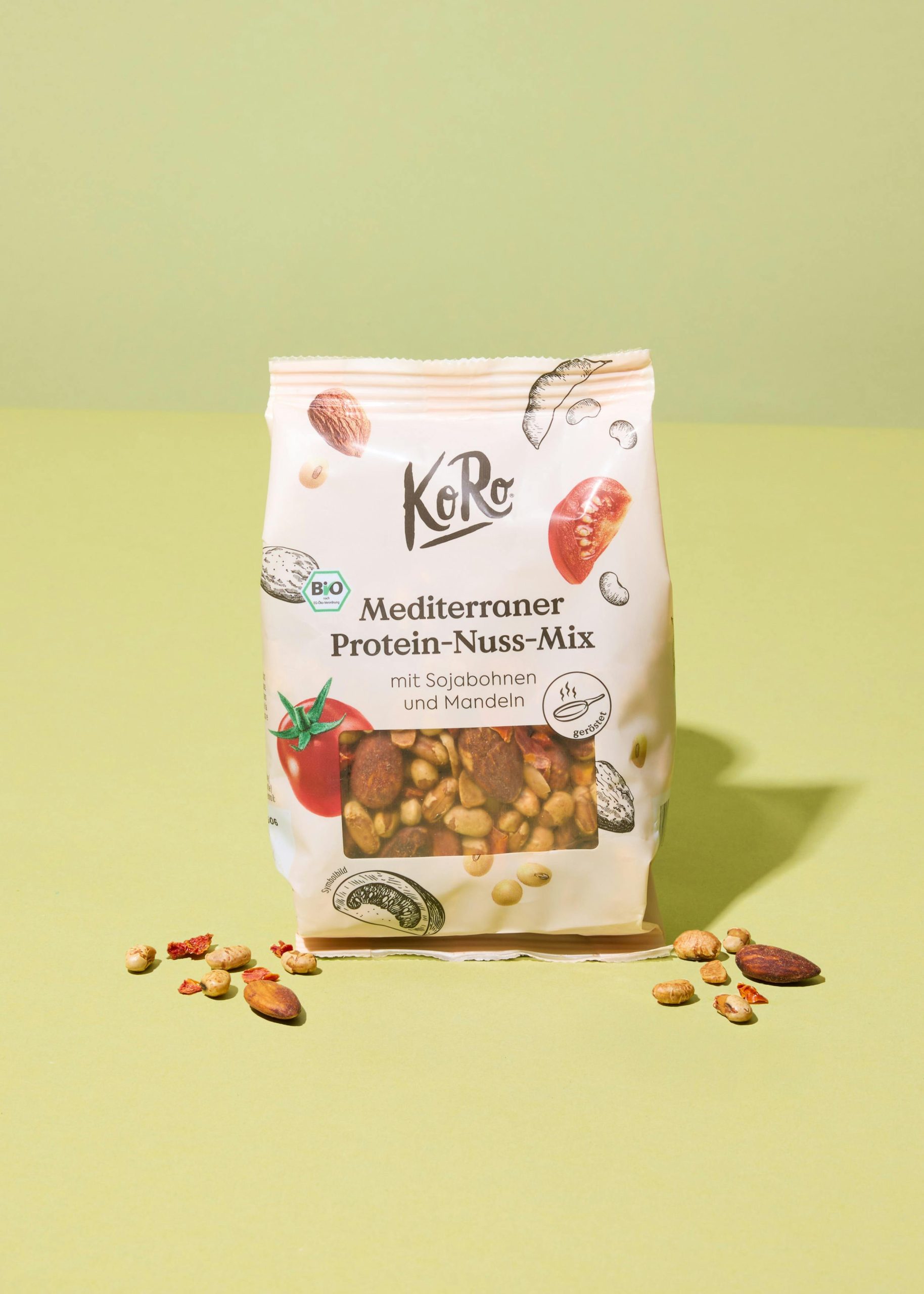 Bio Koro Gerösteter Protein-Nuss-Mix Mediterran 160g