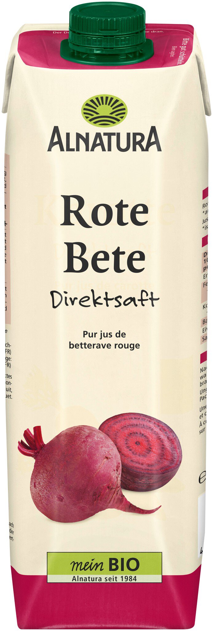 Bio Alnatura Rote Bete Saft 1l