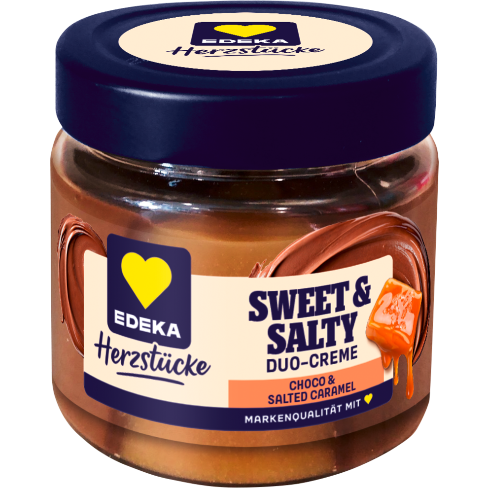 EDEKA Herzstücke Duo Choco Salted Caramel creme 200g