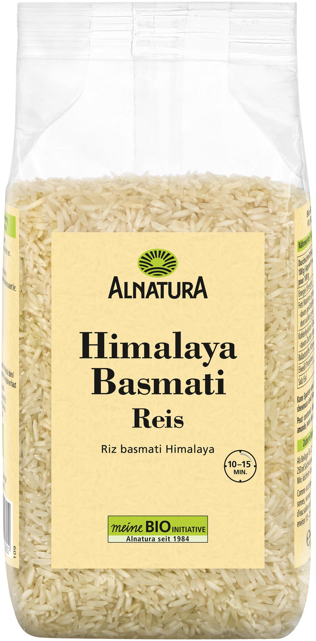 Bio Alnatura Himalaya Basmati Reis 500g