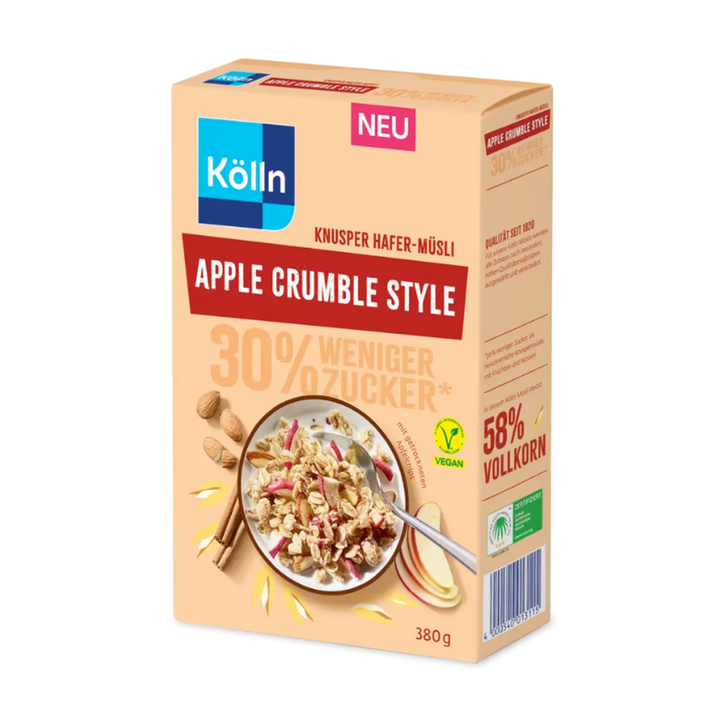 Kölln Apple Crumble Style Knusper Hafer Müsli 380g