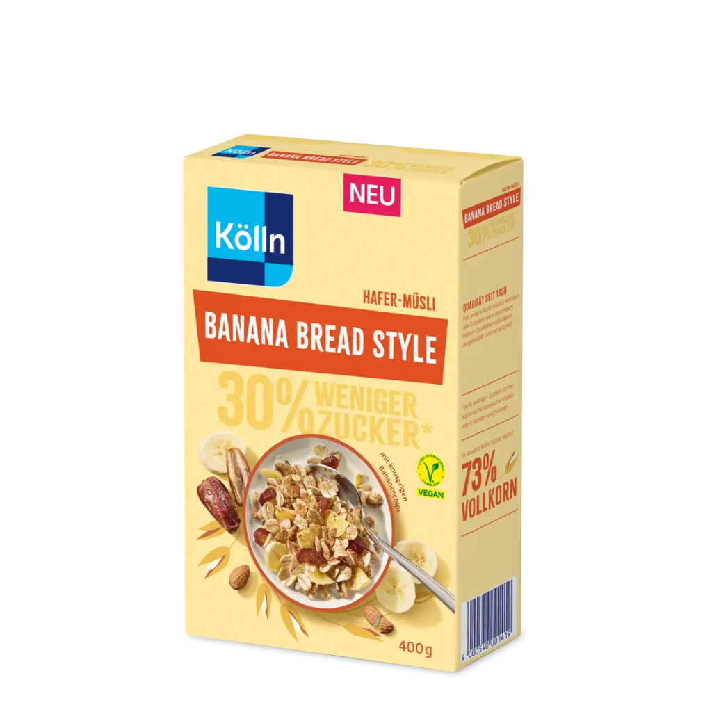 Kölln Banana Bread Style Hafer Müsli 400g