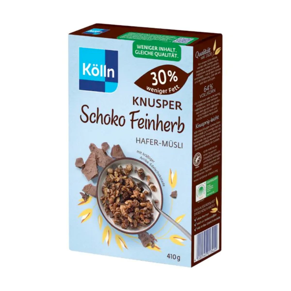 Kölln Müsli Knusper Schoko Feinherb 410g