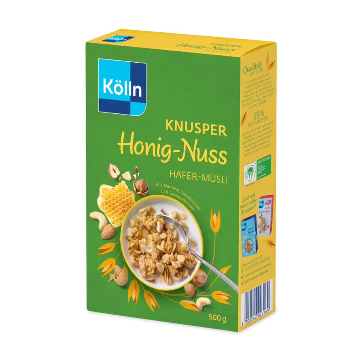 Kölln Knusper Honig-Nuss Hafer-Müsli 1,2kg
