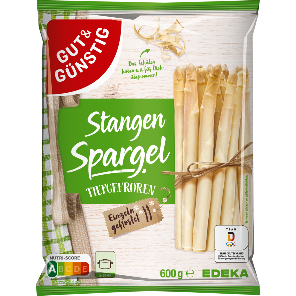 GUT&GÜNSTIG Stangenspargel 600g