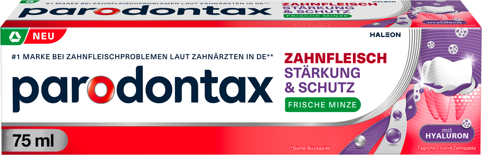 Parodontax Zahncreme Zahnfleisch Stärkung&Schutz 75ml