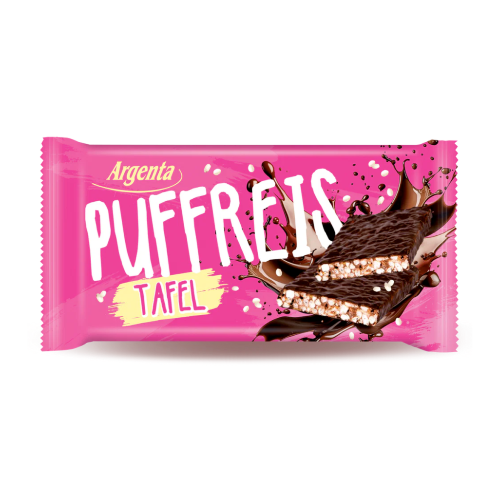 Argenta Puffreistafel zartbitter 60g