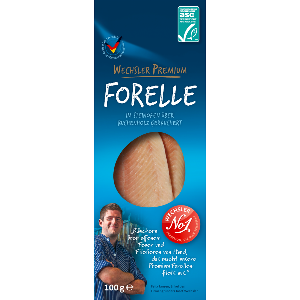 ASC Wechsler Forellenfilets 100g