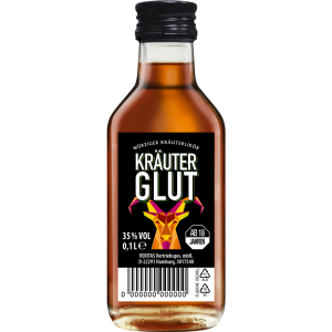 Kräuterglut Kräuterlikör 35% 0,1l
