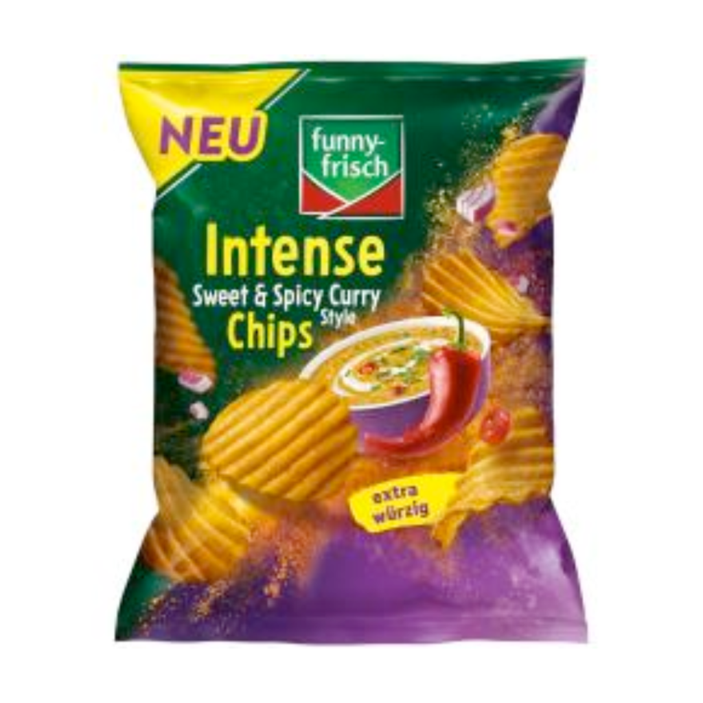Funny-frisch Intense Chips Sweet&Spicy Curry Style 110g
