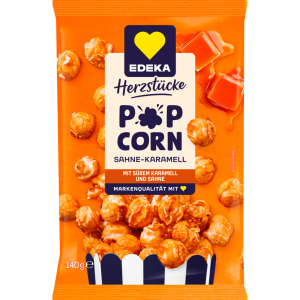 EDEKA Herzstücke Popcorn Toffee Sahne Karamell 140g