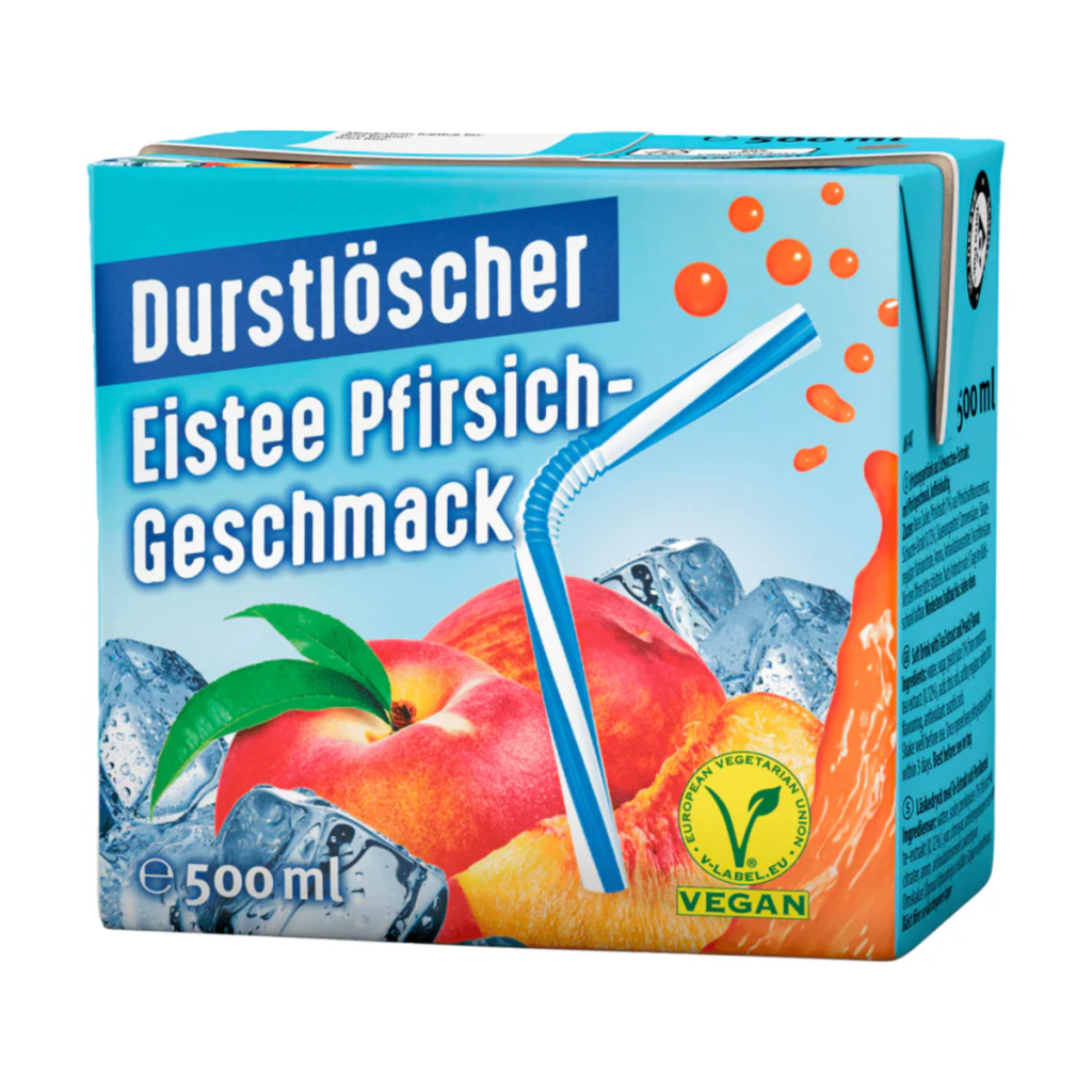 Durstlöscher Холодный чай персик 0,5l EW