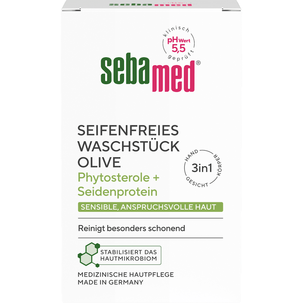 Sebamed Seifenfreies Waschstück Olive 150g