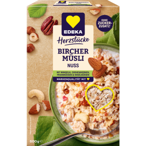 EDEKA Herzstücke Bircher Müsli Nuss 500g