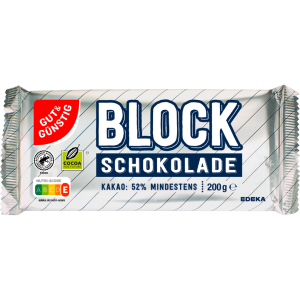GUT&GÜNSTIG Blockschokolade 200g