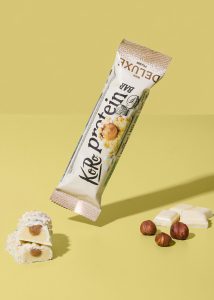 Koro Protein Bar Deluxe White Chocolate Hazelnut 55g