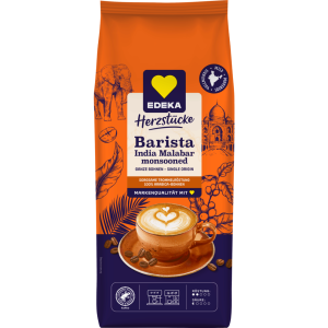 EDEKA Herzstücke Ganze Bohne Crema Indien Malabar 850g