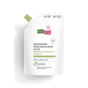 Sebamed Seifenfreie Waschemulsion Olive Nachfüllbeutel 400ml