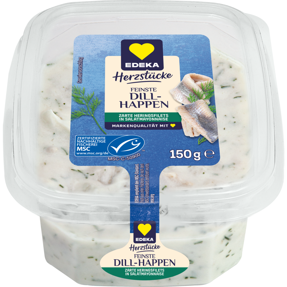 MSC EDEKA Herzstücke Dillhappen 150g