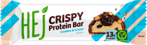 Hej Natural Crispy Protein Bar Cookies Cream 45g