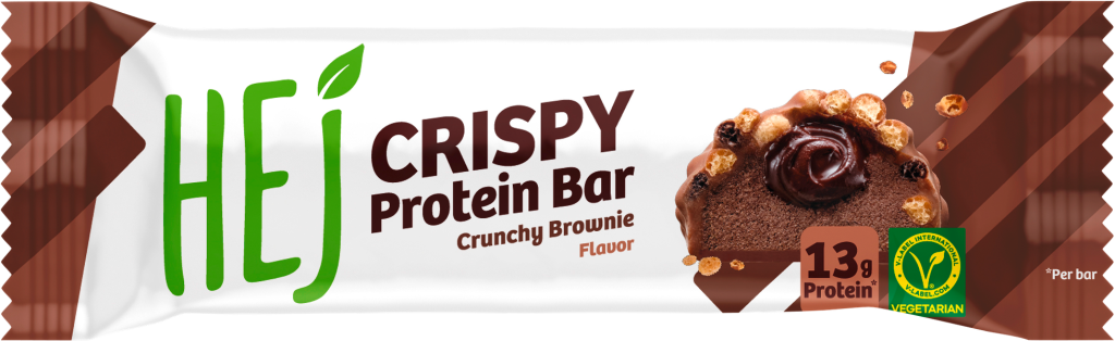 Hej Natural Crispy Protein Bar Crunchy Brownie 45g