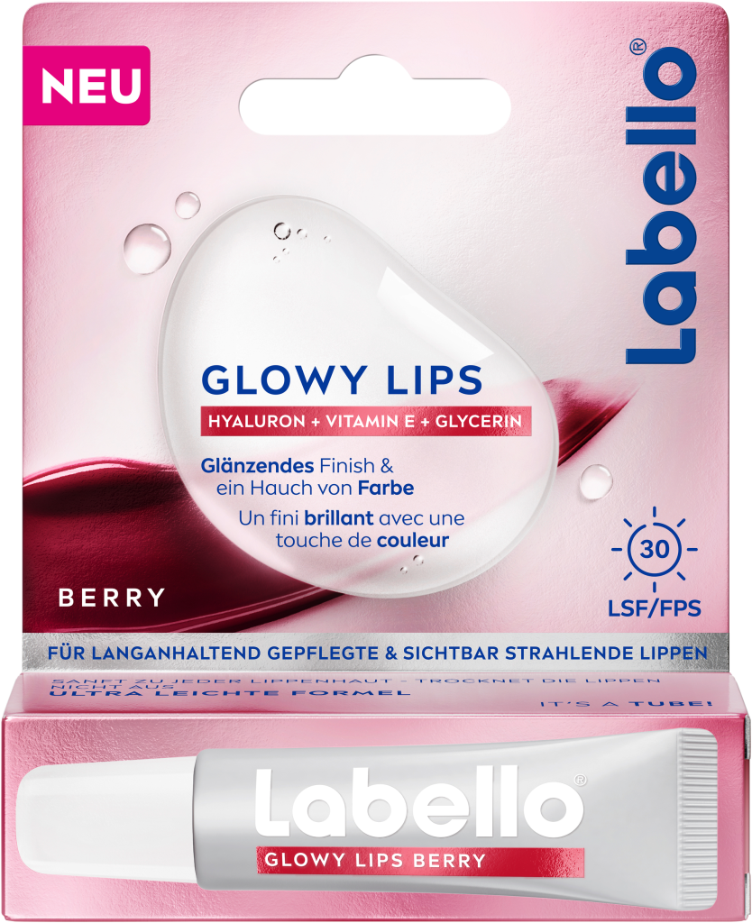 Labello Glowy Lips Berry LSF 30 10ml