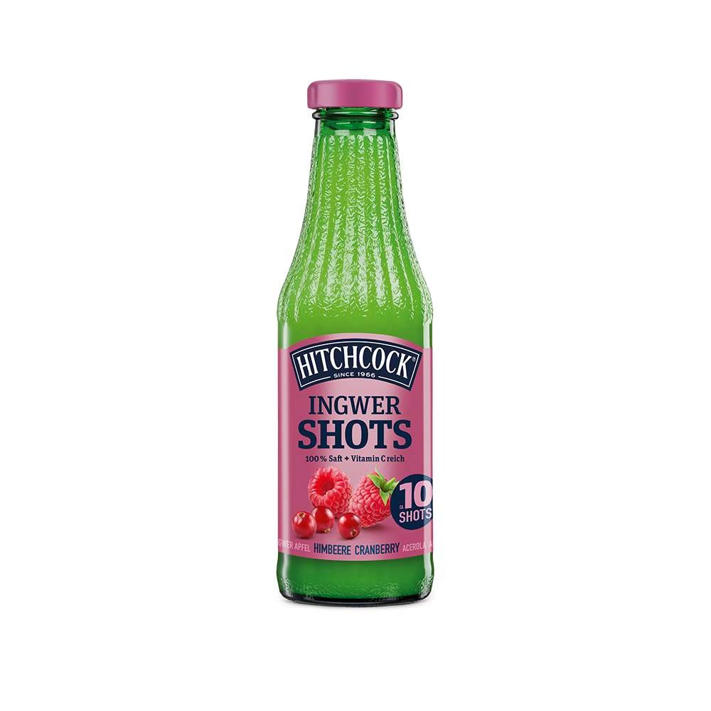 Hitchcock Ingwer Shots Himbeere 0,5l