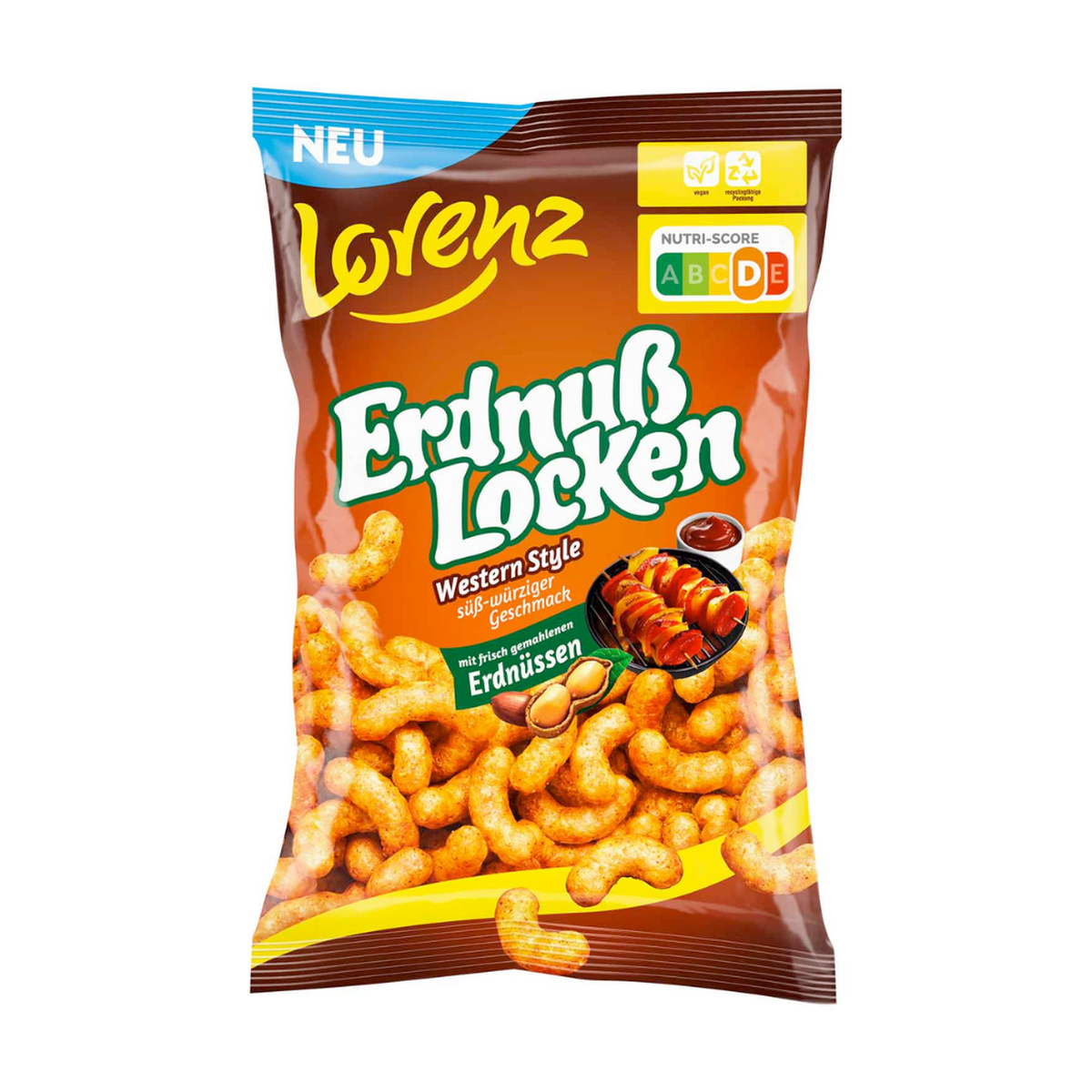 Erdnußlocken Western Style 150g