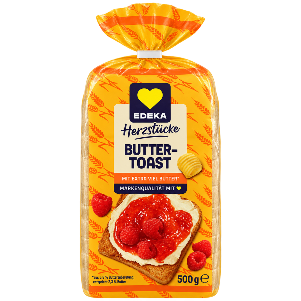 EDEKA Herzstücke Buttertoast 500g