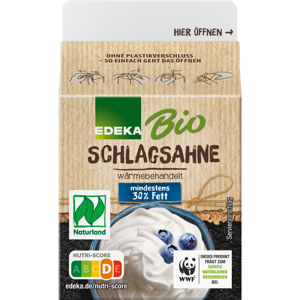 Bio EDEKA Schlagsahne 30% 200g