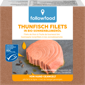 MSC Followfood Thunfisch in Sonnenblumenöl 185g