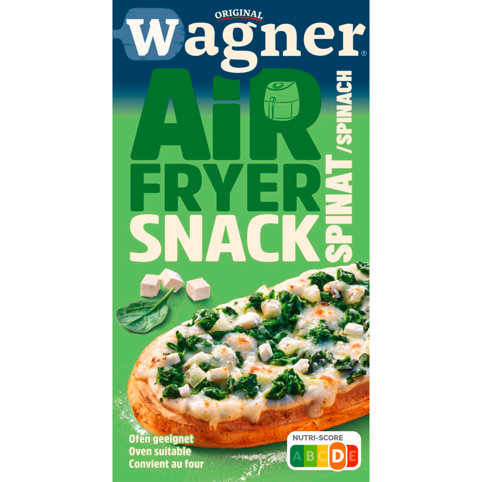 Wagner Airfryer Snack Spinat 195g