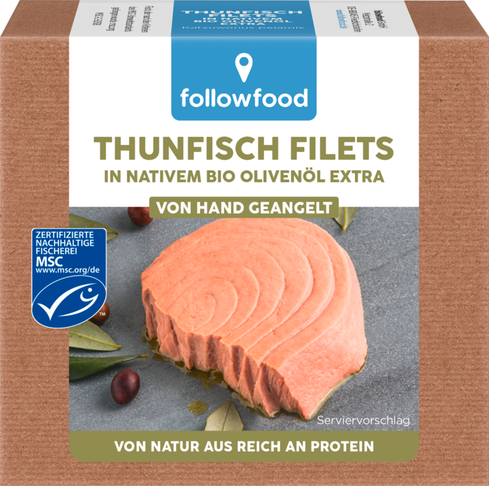 MSC Followfood Thunfisch Filets in Bio-Olivenöl 160g