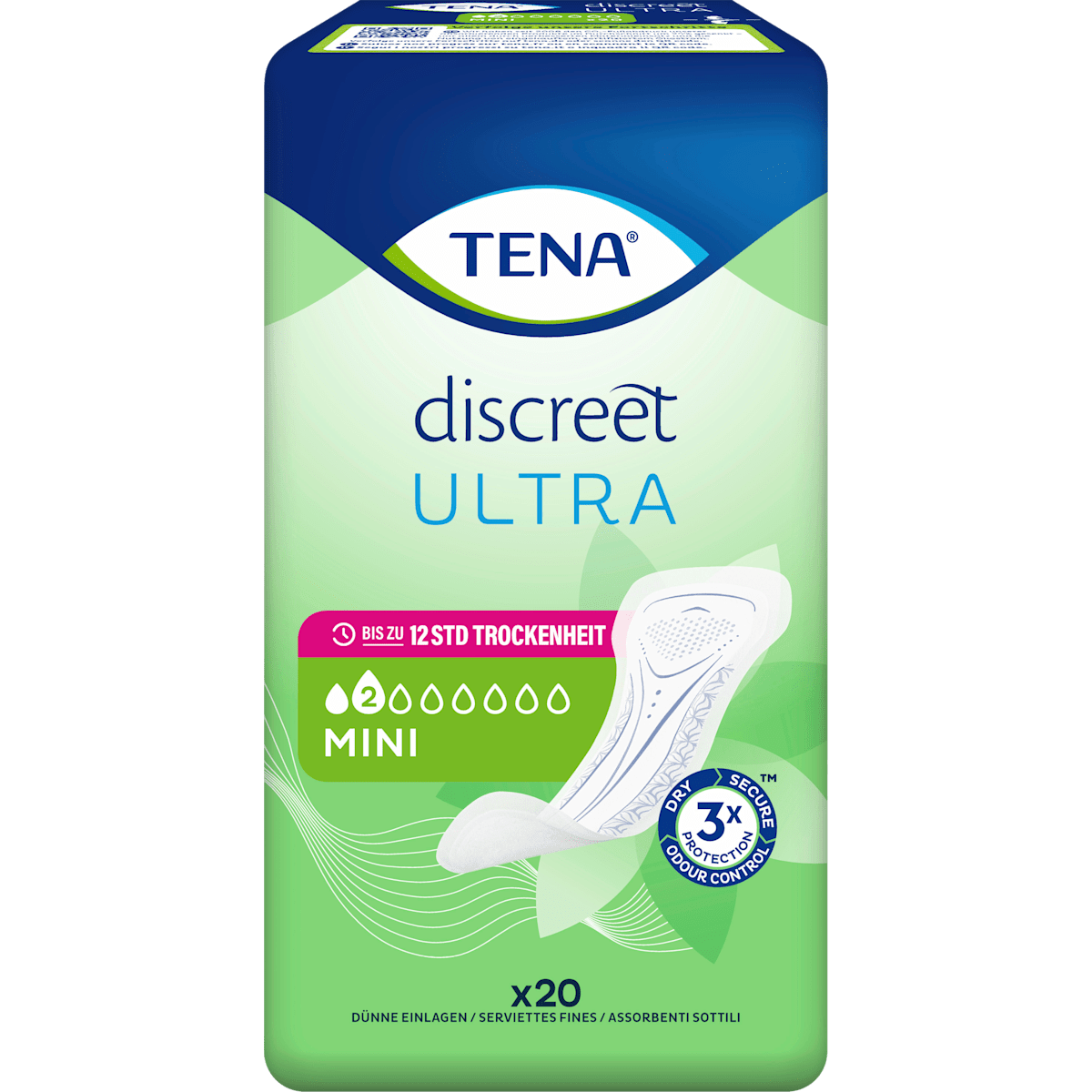 Tena Discreet Ultra Mini Einlagen 20ST