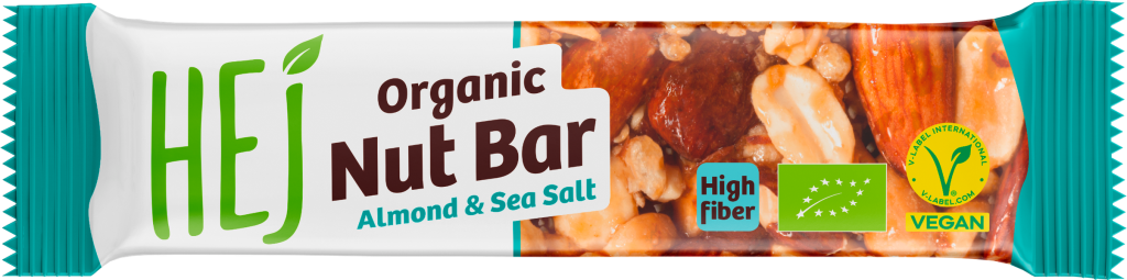 Bio HEJ Natural Organic Nut Bar Almond & Sea Salt 40g