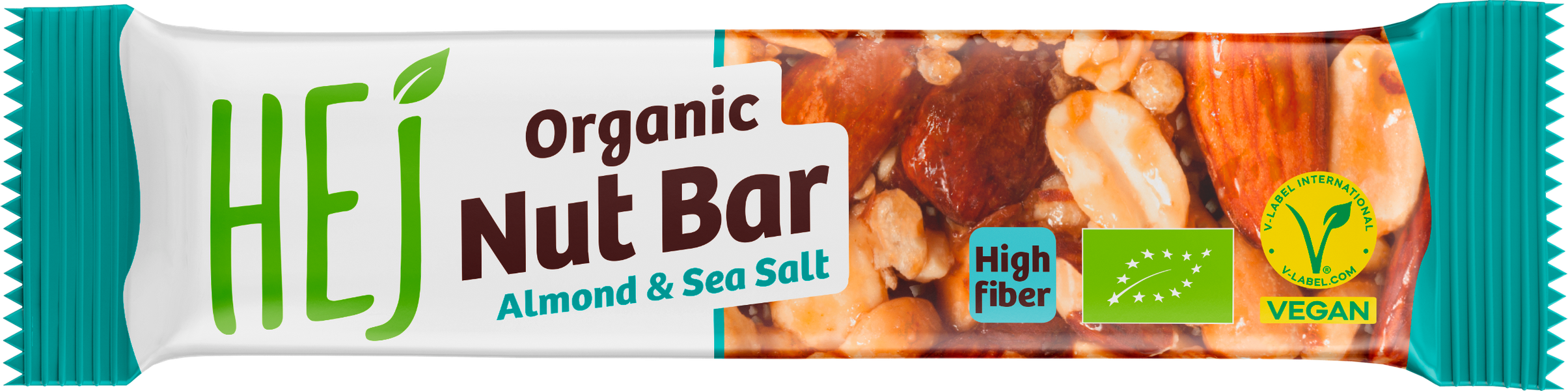 Bio HEJ Natural Organic Nut Bar Almond & Sea Salt 40g