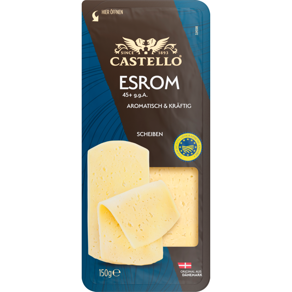 Castello Esrom 45+ Scheiben 45% 150g