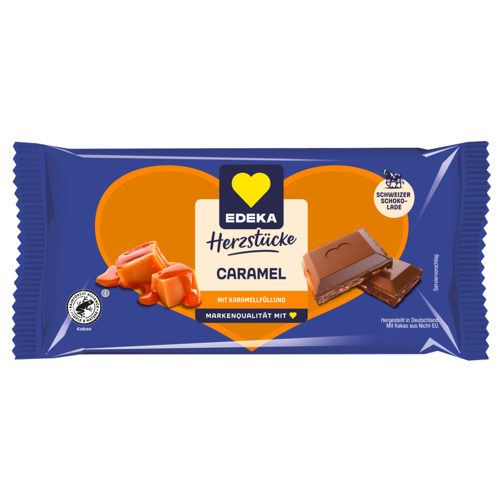 EDEKA Herzstücke карамель цельное молоко 90g