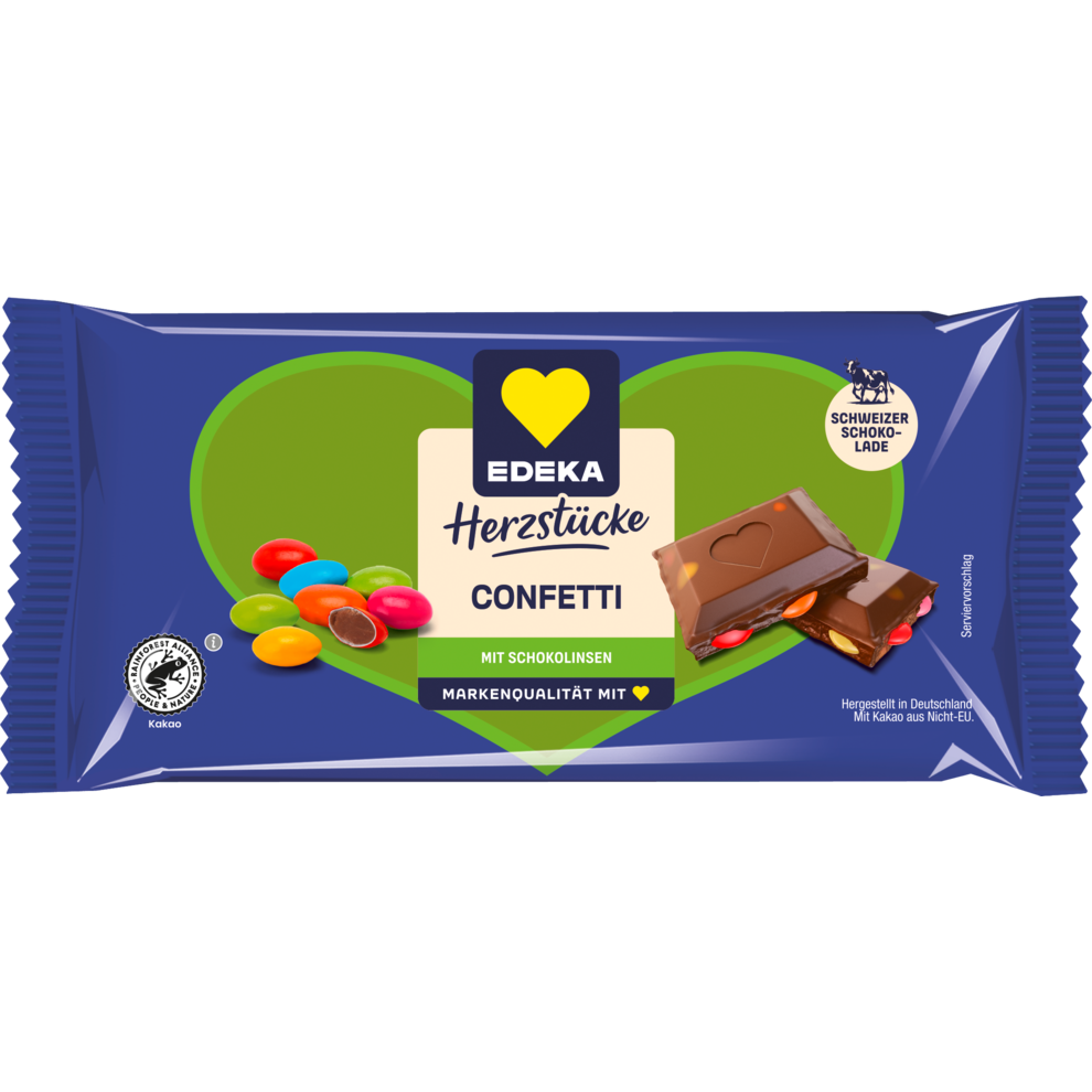 EDEKA Herzstücke bunte Schokolinsen Vollmilch 90g