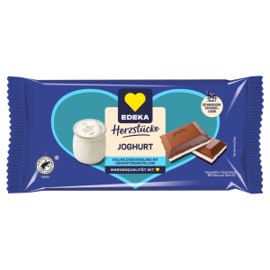 EDEKA Herzstücke с начинкой йогурт цельное молоко 90g