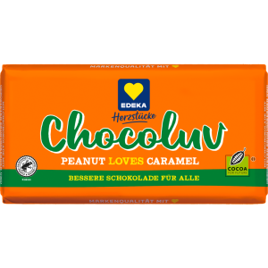 EDEKA Herzstücke арахис карамель цельное молоко 150g