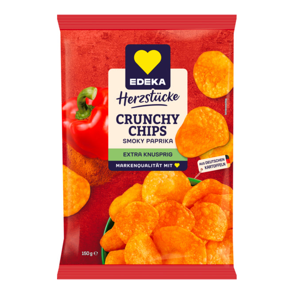 EDEKA Herzstücke Crunchy Chips Smoky Paprika 150g