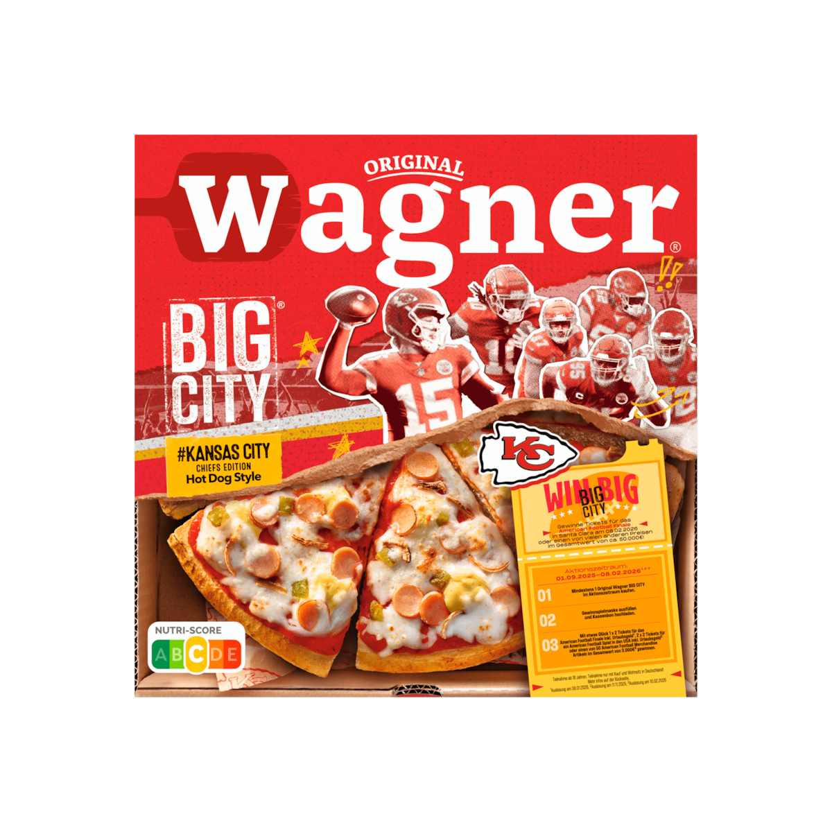 Wagner Big City Pizza Kansas City Hot-Dog Style 430g